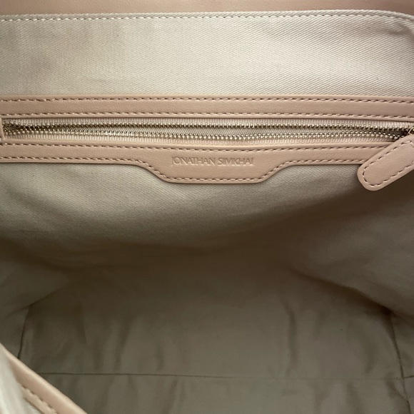 Jonathan Simkhai Biscotti tote with Interchangeable Leather/Macrame Strap - Picture 2 of 4